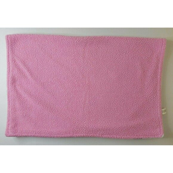 Nuby Baby Blanket Elephants and Hearts White Orange Gray Pink Sherpa 30 x 40 Nur - Picture 4 of 9